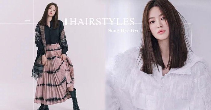 Học Song Hye Kyo để mái tóc ngang vai hack tuổi