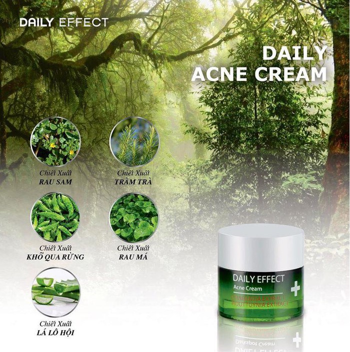 Thành phần kem đặc trị mụn Daily Scars-Acne Cream